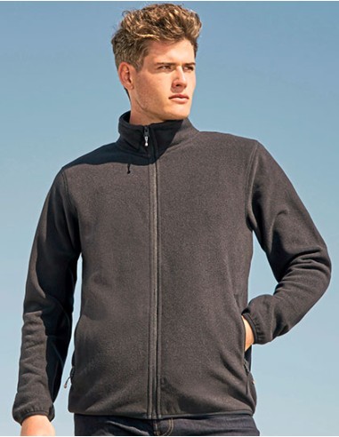 S-03823-Mens Factor Zipped Fleece Jacket